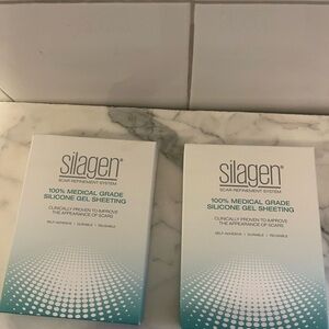 White and Green Silicone Gel Sheeting